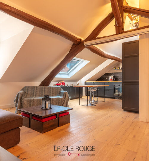 Loft 3 pièces dans un ancien corps de ferme